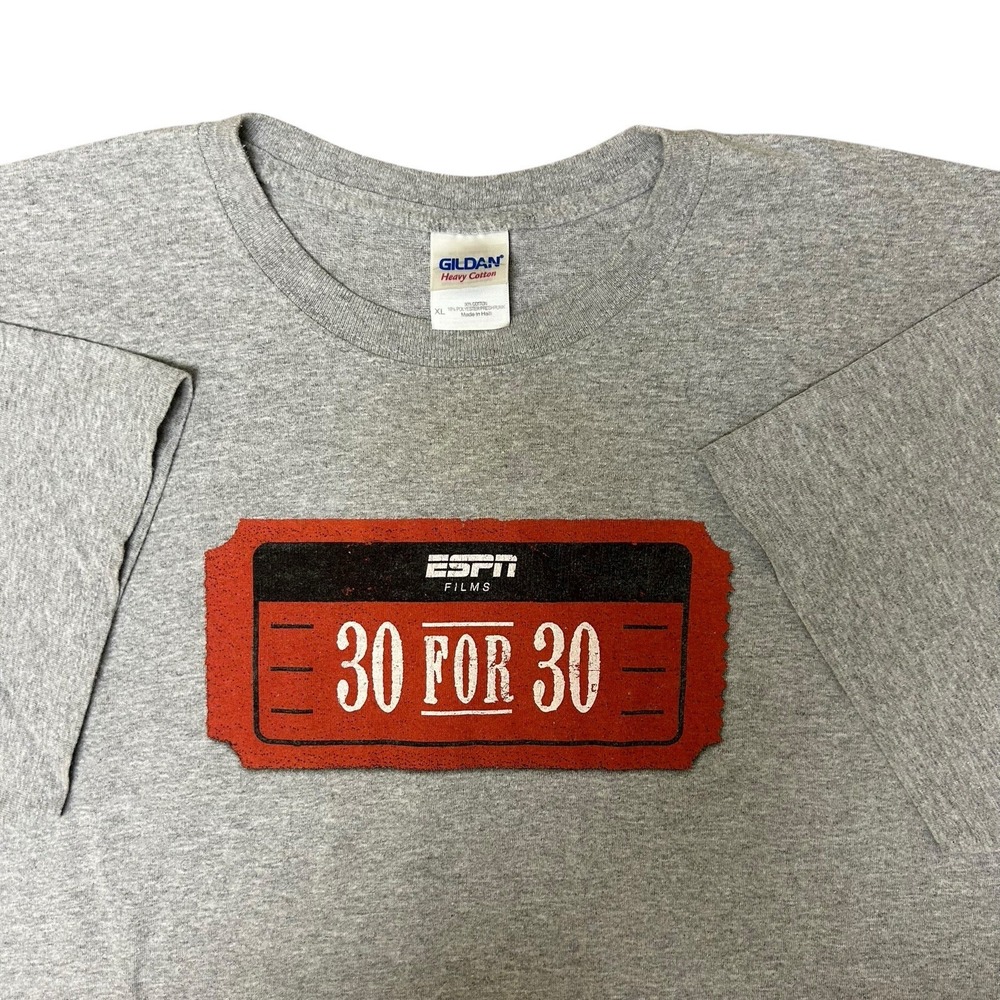 ESPN‎ 30 FOR 30 DOCUMENTARY SERIES GILDAN XL T-SHIRT